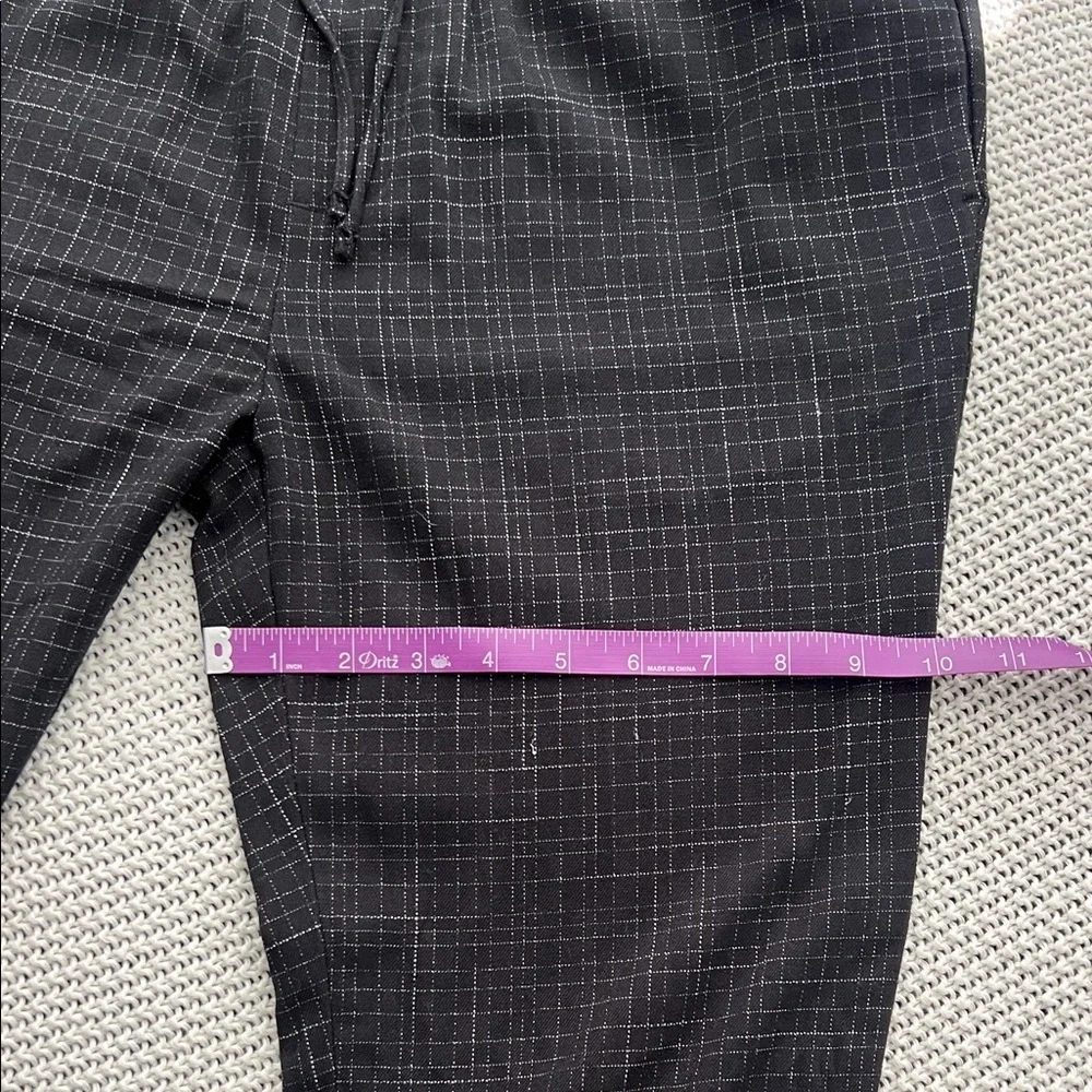 ASOS Black Checkered Chinos